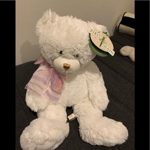 FIRST AND MAIN DENA SOFT HUGGABLE WHITE BEAR PLUSH